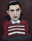 Bela's Red Velvet Cake Horror Dessert Art Print