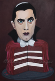 Bela's Red Velvet Cake Horror Dessert Art Print