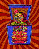 Birthday Jack In The Box Art Print