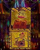 Pez Monkey Jack In The Box Art Print