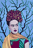 Frida Kahlo Art Print - Bright Variant