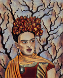 Frida Kahlo Art Print - Desert Variant