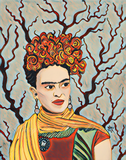 Frida Kahlo Art Print - Iridescent Variant