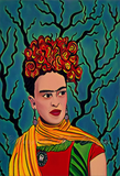 Frida Kahlo Art Print - Slate Variant