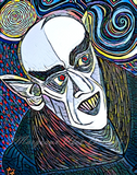 Moonlight Nosferatu Vampire Art Print - Comic