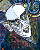 Moonlight Nosferatu Vampire Art Print - Comic