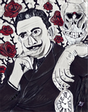 Salvador Dali Art Print - Gothic Variant