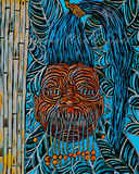 Shrunken Head Art Print - Electric Variant