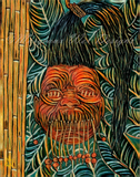 Shrunken Head Art Print - Crayon Variant