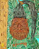 Shrunken Head Art Print - Jade Variant