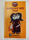 Dolly Dearest Acrylic Pin Inspired by Killer Conjoined Voodoo Dolls