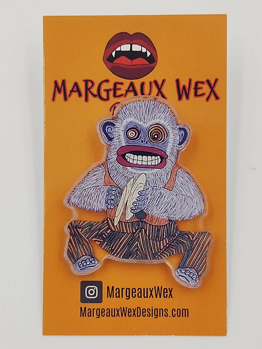 その他 WASELEY BEAR&MARCEL MONKEY Lot - Vintage 1970's Marx Toys No. 6620 Mr. Chimp Battery