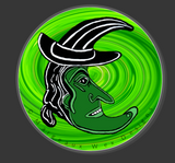 Wicked Witch Acrylic Pin Inspired by the Wizard of Oz