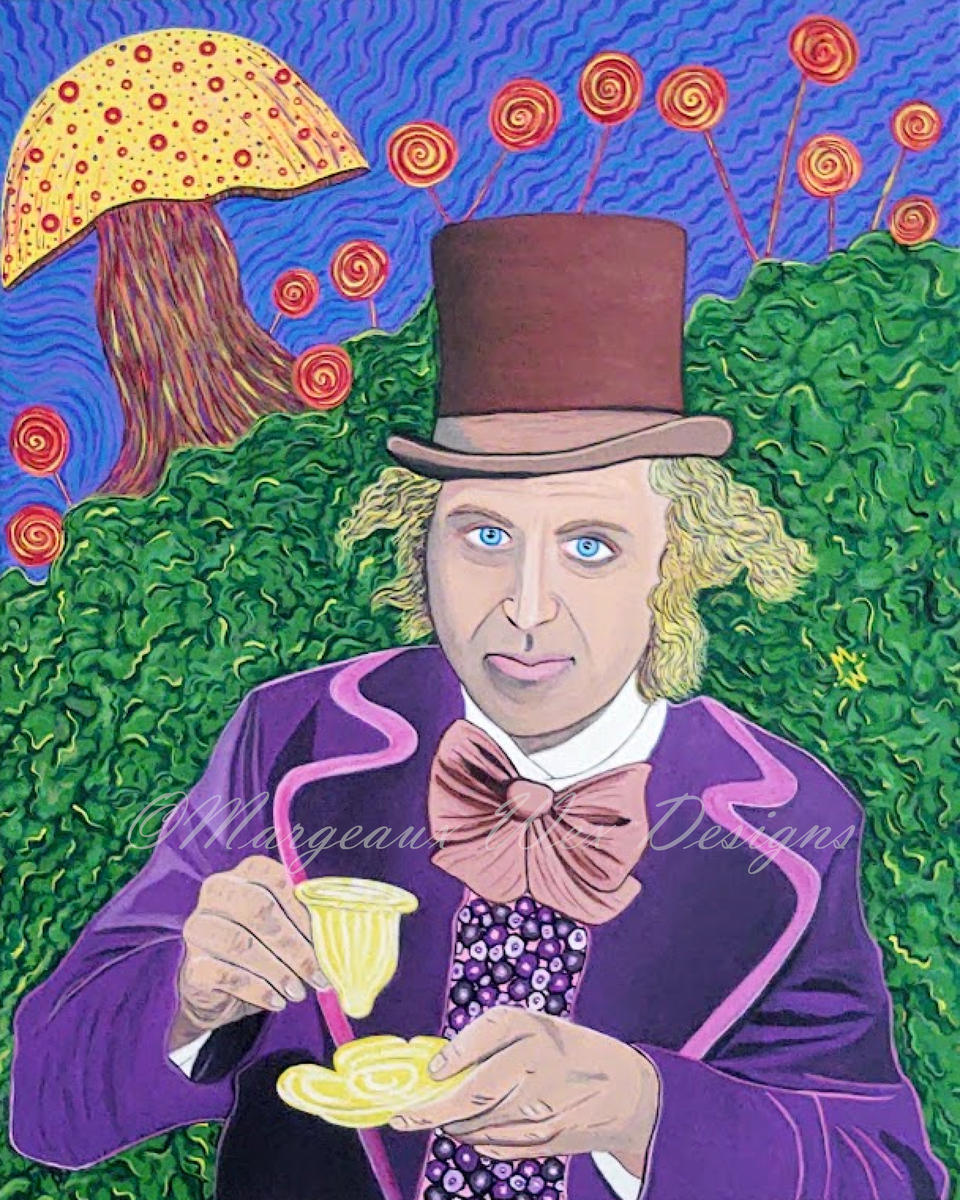 Willy Wonka  Art Print for Sale by maha94