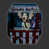 Bat Boy Hissing Booth Acrylic Pin