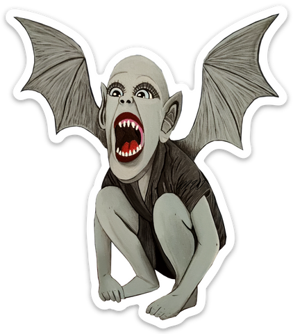 Bat Boy 4 Inch Sticker