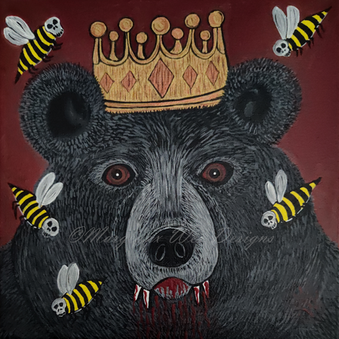 "The Bear King" Art Print