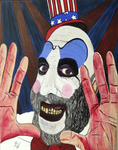 Captain Spaulding House 1000 Corpses Art Print