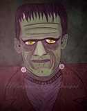 Classic Frankenstein's Monster Art Print