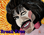 Break Free Pop Art Print Inspired by Freddie Mercury From Queen