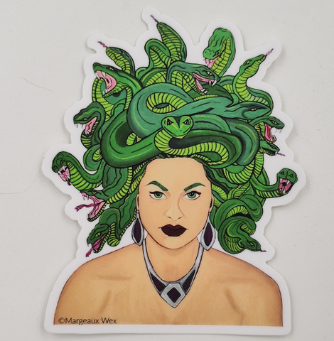 Medusa 4 Inch Sticker