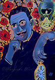 Salvador Dali Art Print - Black Light Variant