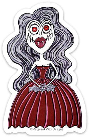 Sanguinella Vampire Voodoo Doll 4 Inch Sticker