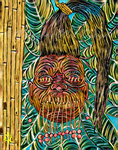 Shrunken Head Art Print - Blush Variant