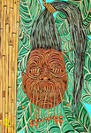Shrunken Head Art Print - Jade Variant