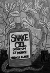 Snake Oil B&W Art Print