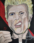 Rebel Yell Art Print Inspired by Billy Idol