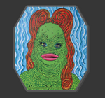 La Creature Fabulous Acrylic Pin Inspired by Creature From The Black Lagoon