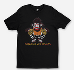 Crazy Cymbal Monkey Graphic Tee in Black w/ MW Logo