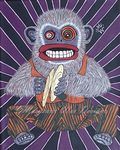 Cymbal Monkey Circus Art Print