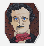 Edgar Allan Poe Acrylic Pin Inspired by Ravens Nevermore