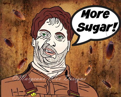 Edgar More Sugar With Roaches Art Print Inspired by Men In Black