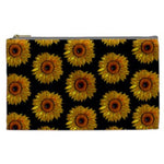 Sunflower Eye of Protection Small Zipper Pouch in Black