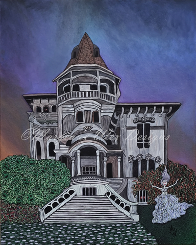 The Killwinkle Estate Art Print From The Haunted Series