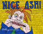Nice Ash Art Print Inspired by People Who Love To Smoke