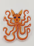 OctoPuss Acrylic Pin Inspired by Cats and Octopus