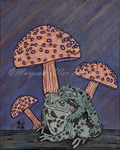 Toads Art Print From The Critters Series