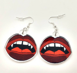 Vampire Lips Earrings