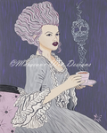 Victorian Lady's Tea Time Art Print Inspired by Tea and The Victorian Era