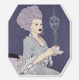 Tea Time Acrylic Pin Inspired by Victorian Ladies