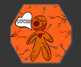 Voodoo Doll Ouch Acrylic Pin