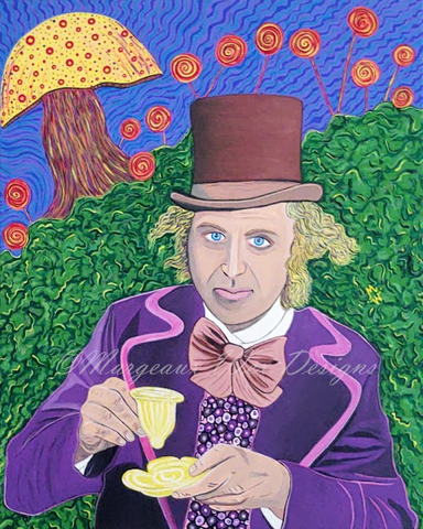 Willy Wonka and The Chocolate Factory Art Print